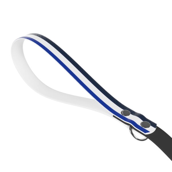 Blue-White-Black Stylish Dual-Color Dog Leash - Durable & Comfortable - Image 4