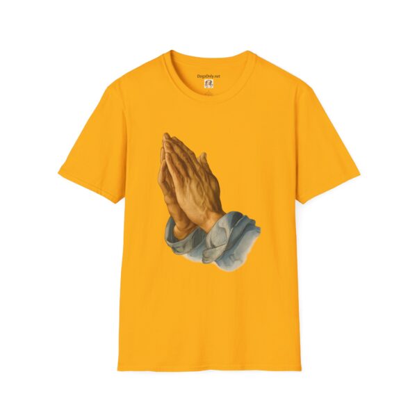 Inspirational Prayer Hands T-Shirt - Unisex Softstyle Tee - Image 16