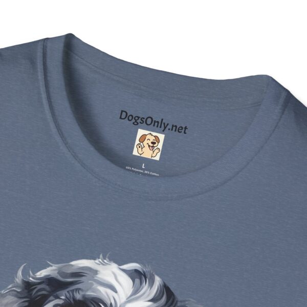 Bernedoodle Dog T-Shirt - Unisex Softstyle Tee - Image 3