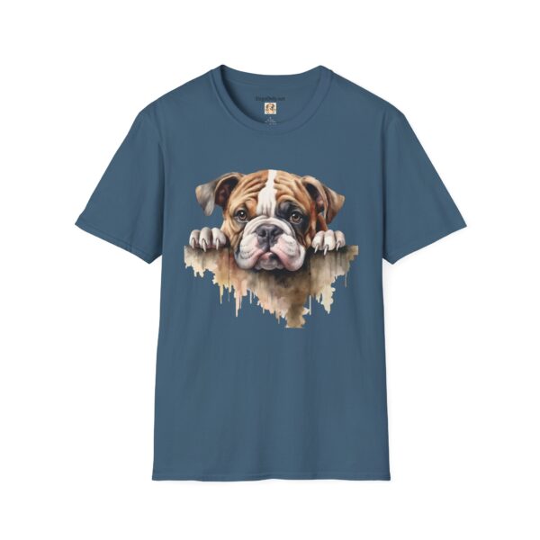 Bulldog-1 T-Shirt - Unisex Softstyle Tee - Image 46