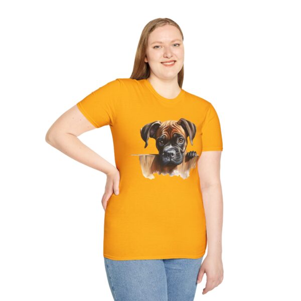 Boxer Dog T-Shirt - Unisex Softstyle Tee - Image 30