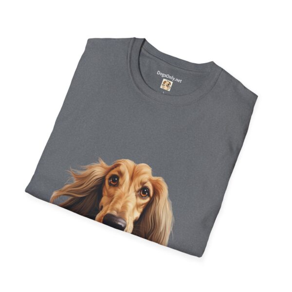 Afghan Hound Dog Hands T-Shirt - Unisex Softstyle Tee - Image 34