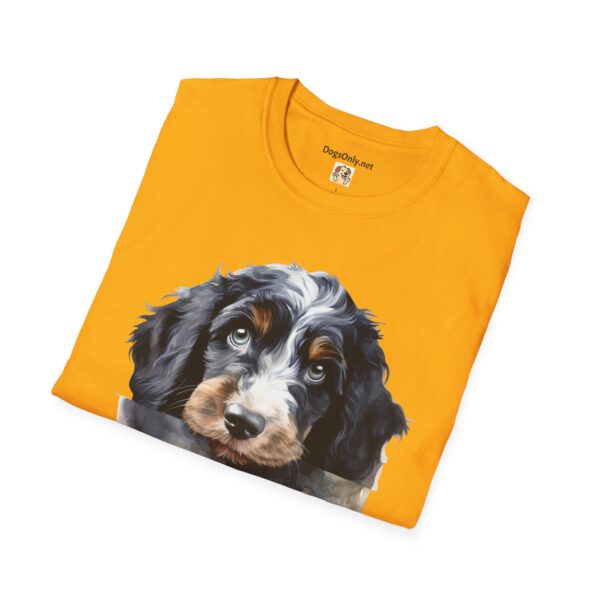 Bernedoodle Dog T-Shirt - Unisex Softstyle Tee - Image 24
