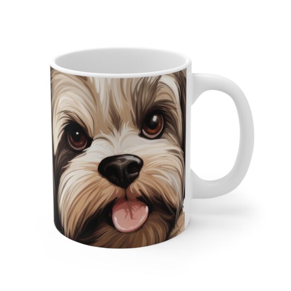 Lhasa Apso Cute Puppy Mug - 11 oz Adorable Dog Design - Perfect for Pet Lovers - Image 4