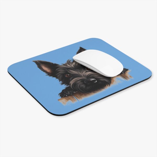 Scottish Terrier Mouse Pad -Light Blue Pet Design for Dog Lovers - Image 4