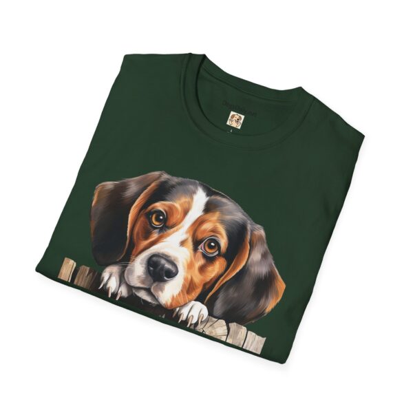 Beagle-2 Dog T-Shirt - Unisex Softstyle Tee - Image 34