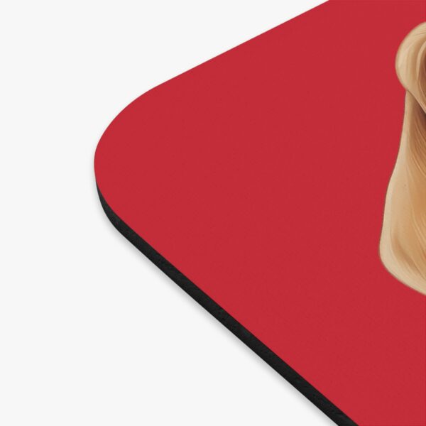 Shar Pei Mouse Pad -Dark Red Cute Pet Design for Dog Lovers - Image 3