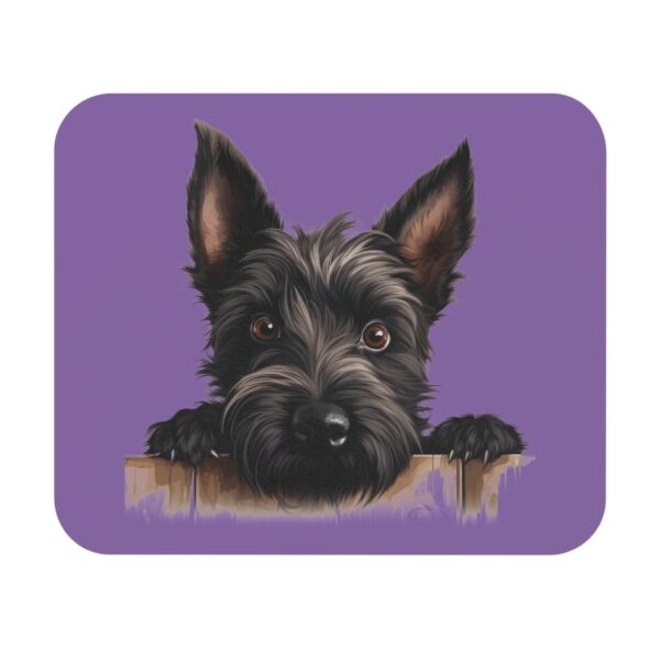 Scottish Terrier Mouse Pad -Light Purple Pet Design for Dog Lovers - Image 2
