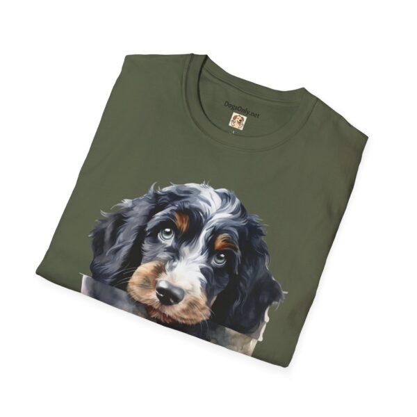 Bernedoodle Dog T-Shirt - Unisex Softstyle Tee - Image 29