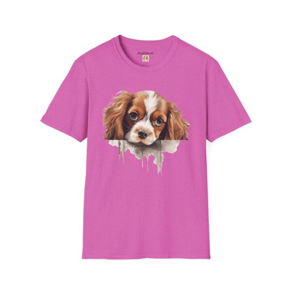 Cavalier King Charles Spaniel Dog T-Shirt - Unisex Softstyle Tee - Image 56