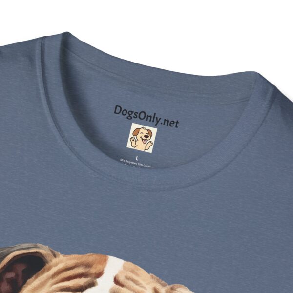 Bulldog-1 T-Shirt - Unisex Softstyle Tee - Image 9