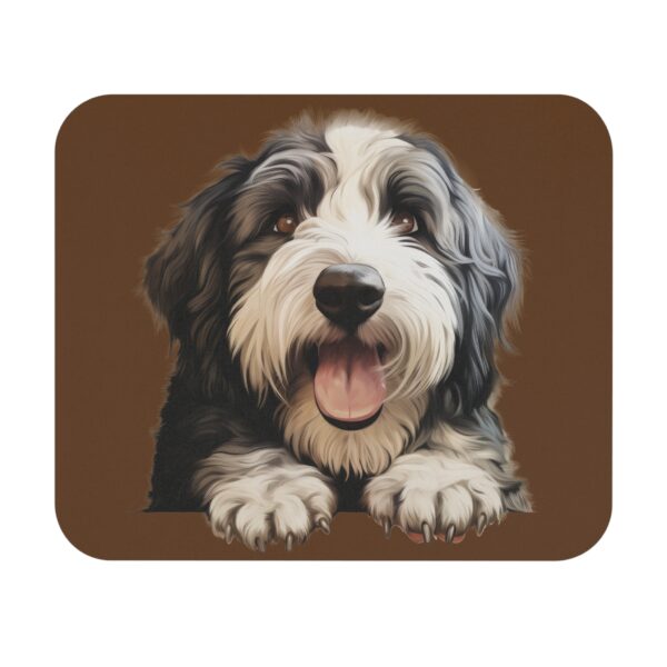 Old English Sheepdog Mouse Pad  - Pet Design for Dog Lovers - Image 2