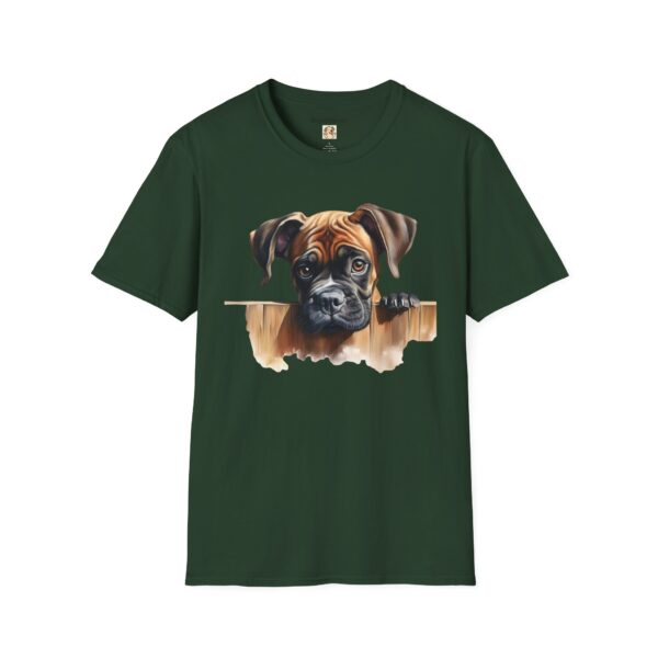 Boxer Dog T-Shirt - Unisex Softstyle Tee - Image 36