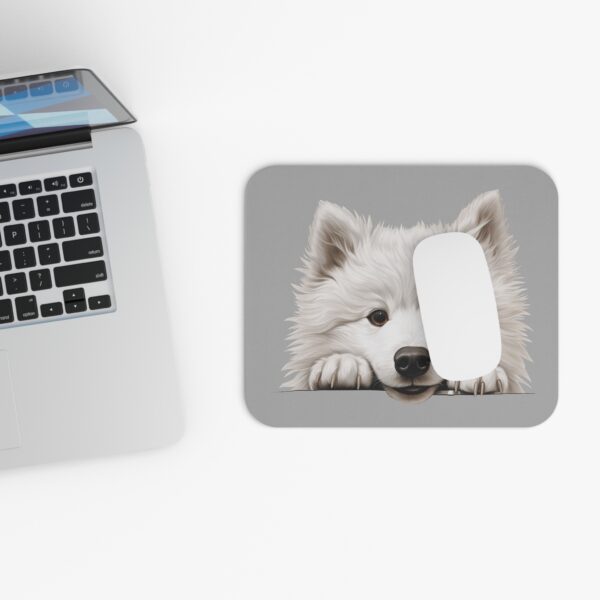 Samoyed Mouse Pad - Light Grey Pet Design for Dog Lovers