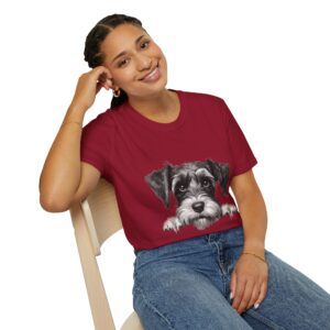 Standard Schnauzer Dog T-Shirt - Unisex Softstyle Tee