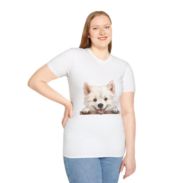 American Eskimo Dog T-Shirt - Unisex Softstyle Tee - Image 10