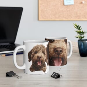 Lagotto Romagnola 11 oz  Cute Puppy Mug - Adorable Dog Design - Perfect for Pet Lovers