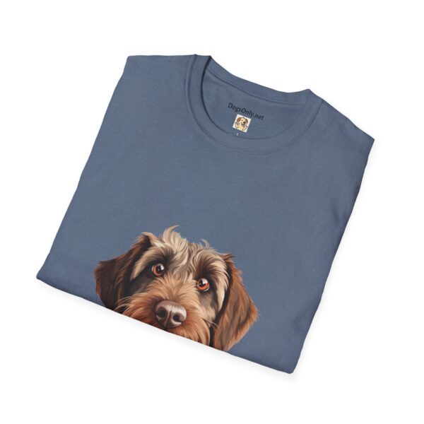 Wirehaired Pointing Griffon Pointer Dog T-Shirt - Unisex Softstyle Tee - Image 49