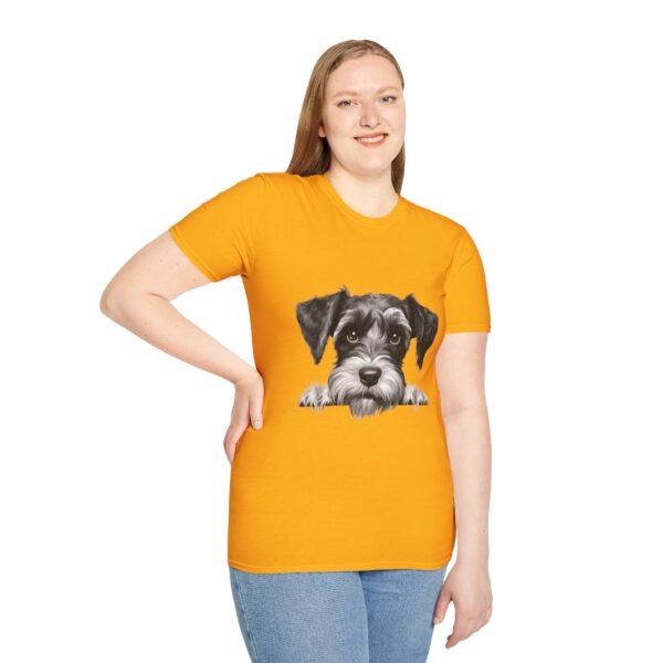 Standard Schnauzer Dog T-Shirt - Unisex Softstyle Tee - Image 26