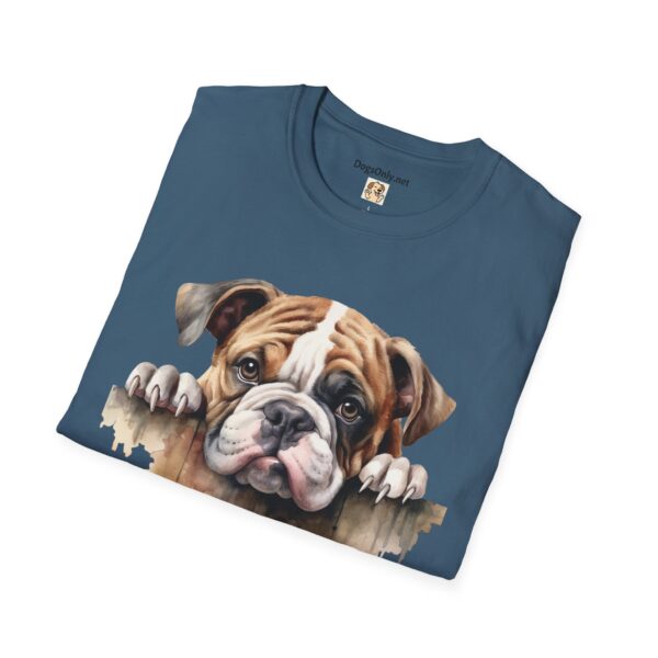 Bulldog-1 T-Shirt - Unisex Softstyle Tee - Image 49