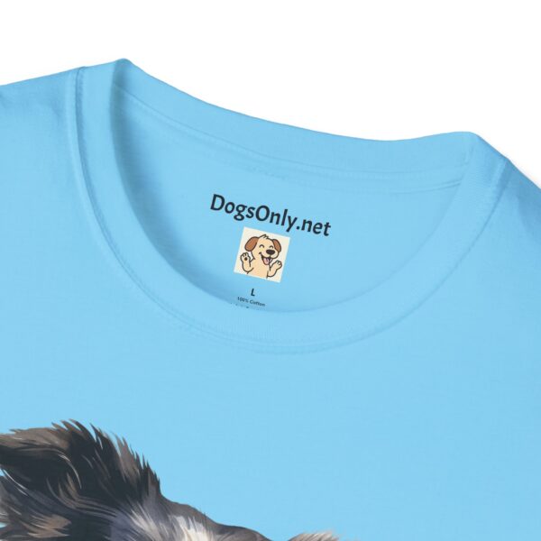 Border Collie Dog T-Shirt - Unisex Softstyle Tee - Image 49