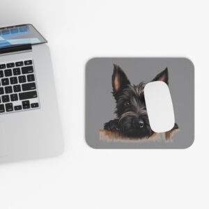 Scottish Terrier Mouse Pad -Grey Pet Design for Dog Lovers