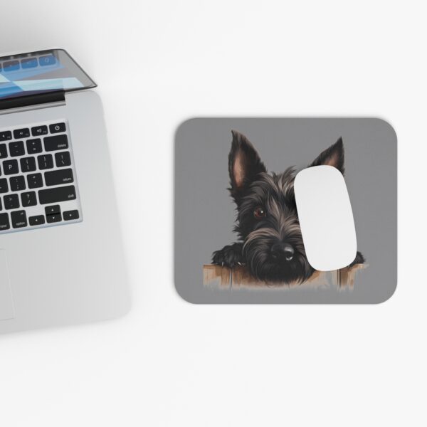 Scottish Terrier Mouse Pad -Grey Pet Design for Dog Lovers