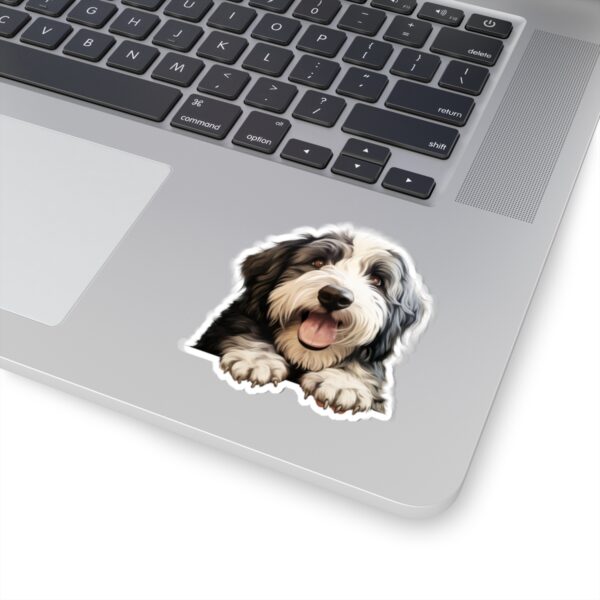 Old English Sheepdog Dog Kiss-Cut Sticker - Perfect for Pet Lovers & Laptop Decor