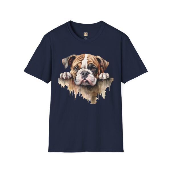 Bulldog-1 T-Shirt - Unisex Softstyle Tee - Image 51