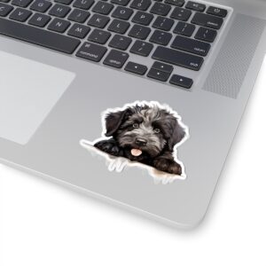 Bouvier des Flandres Dog Kiss-Cut Sticker - Perfect for Pet Lovers & Laptop Decor