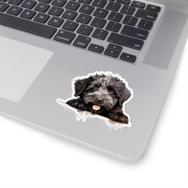 Bouvier des Flandres Dog Kiss-Cut Sticker - Perfect for Pet Lovers & Laptop Decor