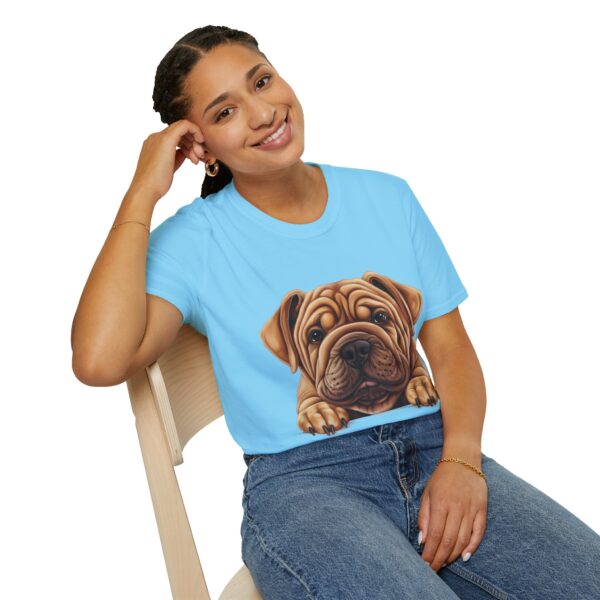 Shar-Pei T-Shirt - Unisex Softstyle Tee - Image 45