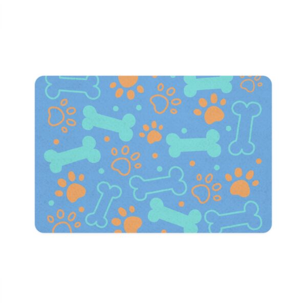 Bone & Paw Print Design (12x18) - Light Blue - Image 2
