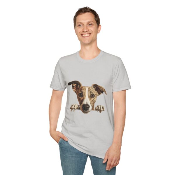 Whippet Dog T-Shirt - Unisex Softstyle Tee - Image 15