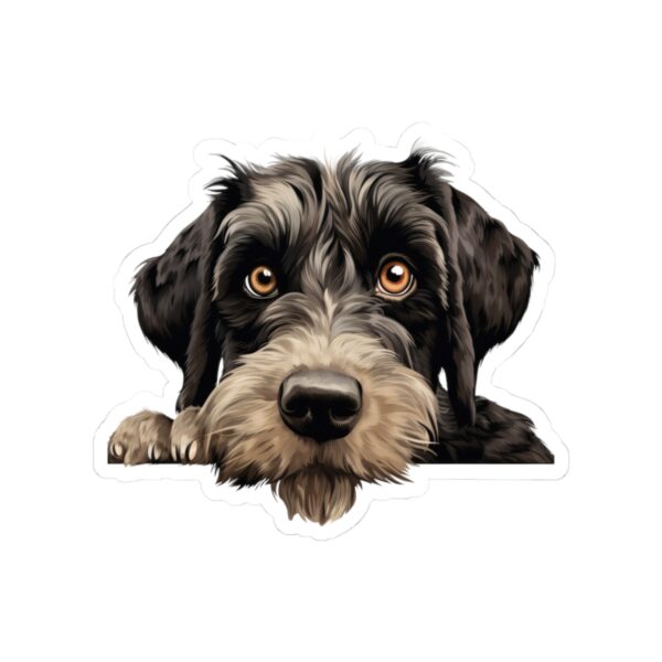 Giant Schnauzer Dog Kiss-Cut Sticker - Perfect for Pet Lovers & Laptop Decor - Image 2