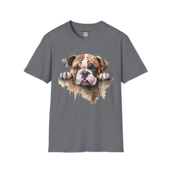 Bulldog-1 T-Shirt - Unisex Softstyle Tee - Image 41