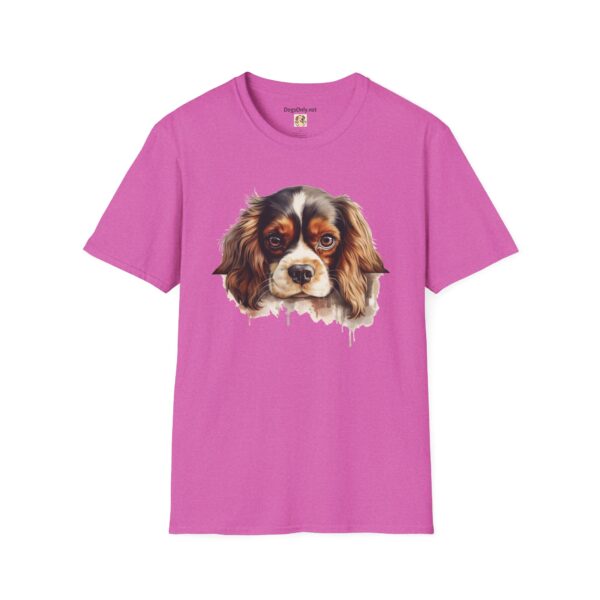 Cavalier King Charles Spaniel Dog T-Shirt - Unisex Softstyle Tee - Image 62