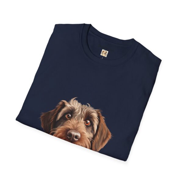 Wirehaired Pointing Griffon Pointer Dog T-Shirt - Unisex Softstyle Tee - Image 5