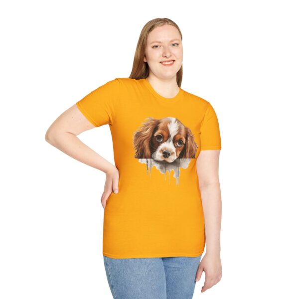 Cavalier King Charles Spaniel Dog T-Shirt - Unisex Softstyle Tee - Image 30