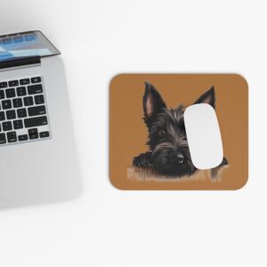 Scottish Terrier Mouse Pad -Light Brown Pet Design for Dog Lovers