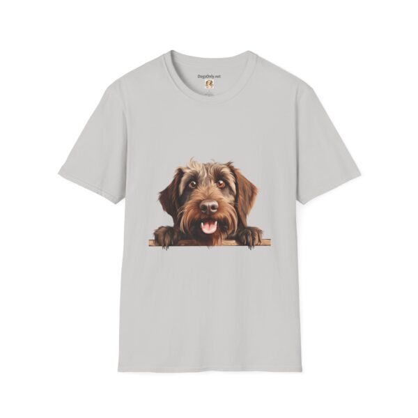 Wirehaired Pointing Griffon Pointer Dog T-Shirt - Unisex Softstyle Tee - Image 16