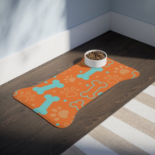 Colorful Pet Feeding Mats with Fun Bones & Paws Design-Crusta - Image 7