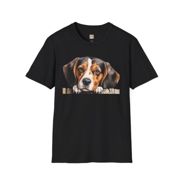 Beagle-2 Dog T-Shirt - Unisex Softstyle Tee - Image 7