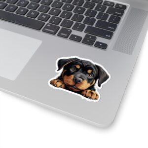 Rottweiler Dog Kiss-Cut Sticker - Perfect for Pet Lovers & Laptop Decor
