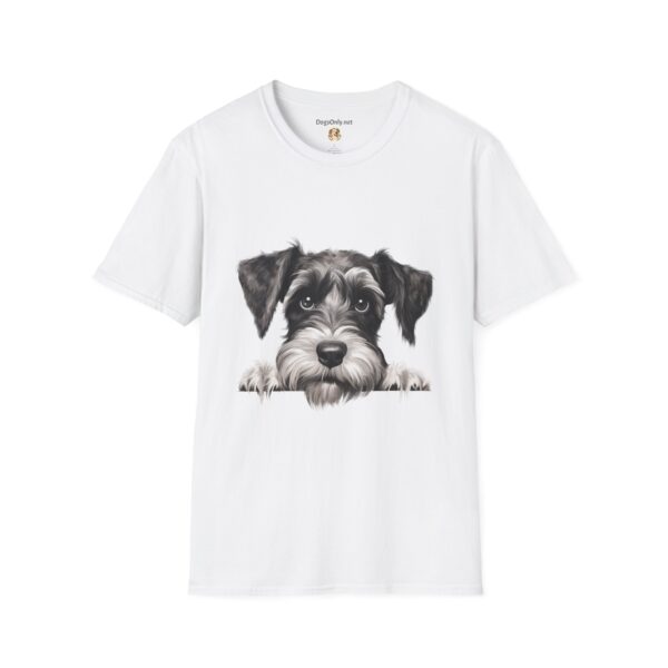 Standard Schnauzer Dog T-Shirt - Unisex Softstyle Tee - Image 12