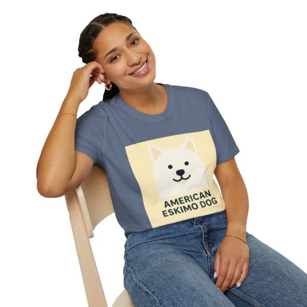 American Eskimo Dog T-Shirt - Unisex Softstyle Tee - Image 40