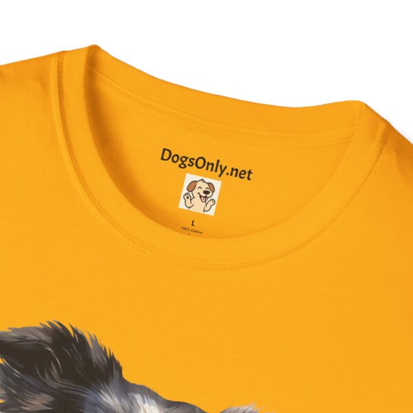Border Collie Dog T-Shirt - Unisex Softstyle Tee - Image 29