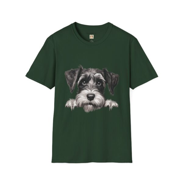 Standard Schnauzer Dog T-Shirt - Unisex Softstyle Tee - Image 32