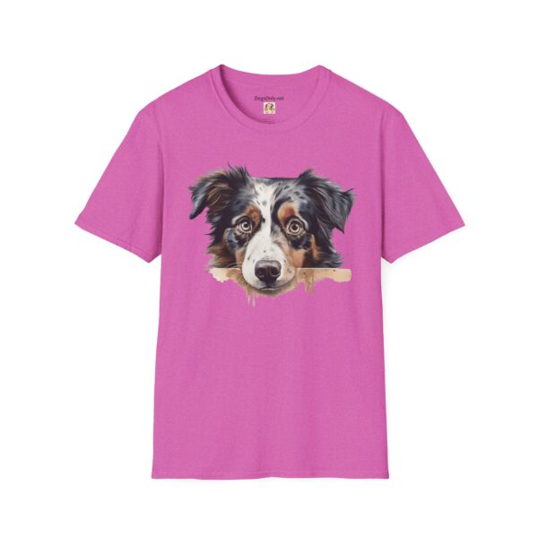 Australian Shepherd Dog T-Shirt - Unisex Softstyle Tee - Image 62