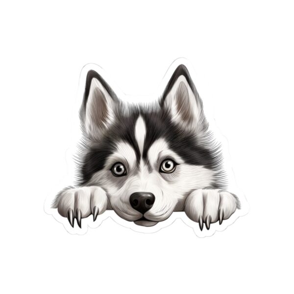 Siberian Husky Dog Kiss-Cut Sticker - Perfect for Pet Lovers & Laptop Decor - Image 2
